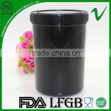 HDPE wide-mouth round empty 1000ml powder plastic bottles