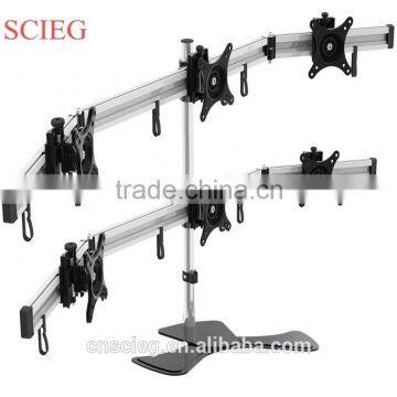 15"-24"laptop Desk Arm Computer Arm Support Lcd Monitor Flush Mount photo-2