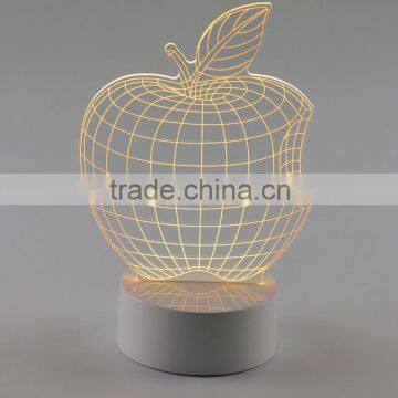 Custom 3D Acrylic Table light,Acrylic led night lights,coloured LED Night Light