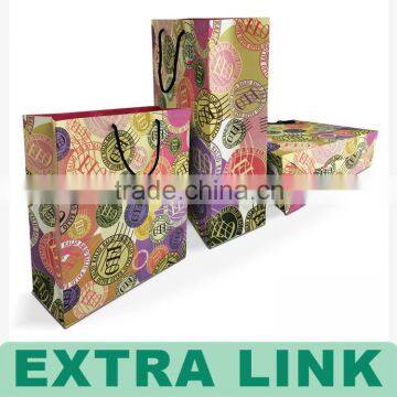 Hot sale luxury fancy shopping paper bag,paper shopping bag