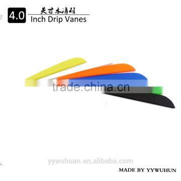 4.0inch drop arrow vane, fletching carbon fiberglass compound bow arrow fletching