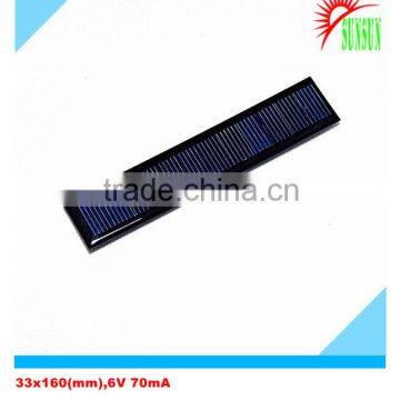 PET laminated 33x160 6V 70mA solar panel