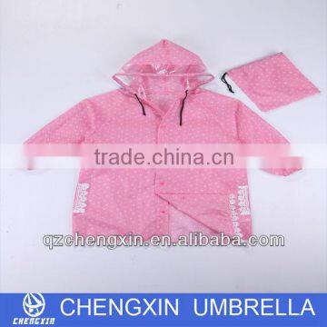 waterproof polyester lady raincoat