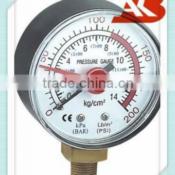 Plastic mini pressure gauge menometer