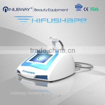 Body Shaping 2015 HIFU Ultrasound Weight Loss Machine/HIFUSHAPE 1.0-10mm Fat Burning Machine High Focused Ultrasonic Skin Lifting