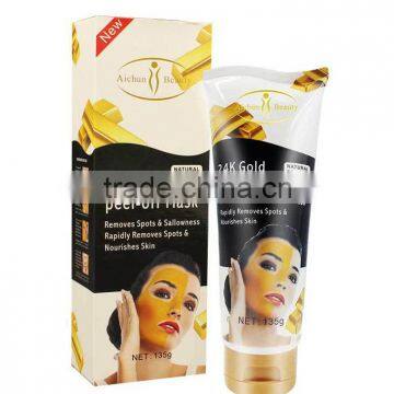 Best Selling Blackhead 24K Gold Peel-Off Mask For Acne and Spots