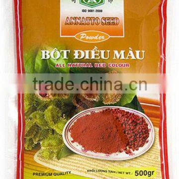 Vietnam Best-Quality Annatto Seed Powder 500g FMCG products