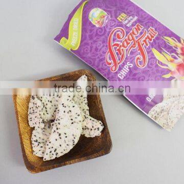 Freeze Dried Fruits Vietnam Freeze Dried Dragon Fruit Chips High Quality