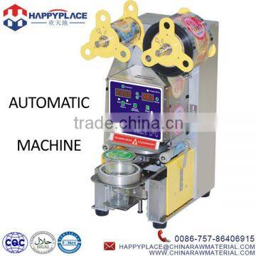 Good quality automatic bubble tea cup sealing machine, pearl milk tea equipment