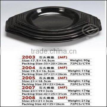 Plastic bowl mat with fashion style