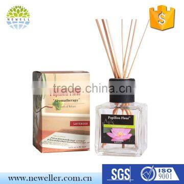 Custom printed fashion oil burner reed diffuser with custom box packaging