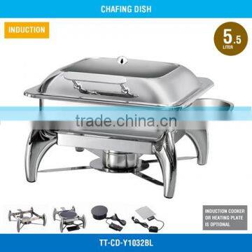 Chafing Dish Price - 5.5 L, Glass Cover, Mechanical Hinge, TT-CD-Y1032BL