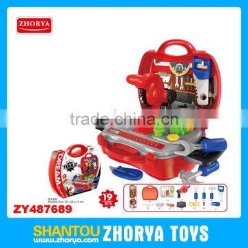 Zhorya 19PCS Hot sale educational toys play handling tool box tool paly set