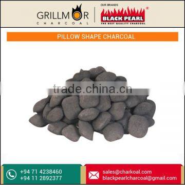 Smokeless and Eco Friendly Pillow Shaped Charcoal Briquettes