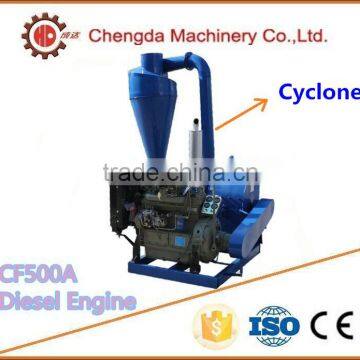 Diesel engine powered crusher machine for wood, sawdust hammer mill, wood crusher price