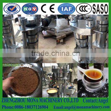 Full hydraulic olive oil cold press oil machine price / edible oil coconut milk press machine