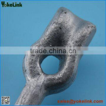 High strength oval eye bolt