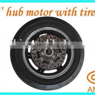 800w Motor Wheel for Electric Vehicle Such as Motorcycle/scooter/bicycle, 800w Hub Motor in Wheel for Electric Bike, Motor Rim photo-6