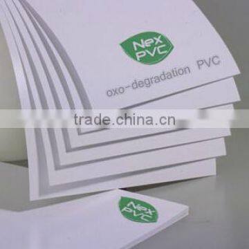 CMYK printing PVC Plastic Sheet for card making