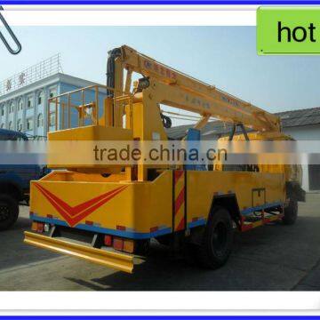 hydraulic aerial cage 4*2 24m platform lift trucks,aerial platform truck sale