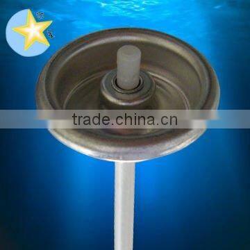 Furniture polish spray aerosol valve