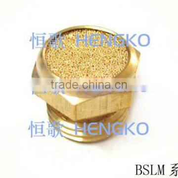 Sintered ss Brass Screen Breather Vent Pneumatic Air Muffler photo-3