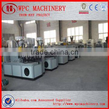 wpc pe pellet making machine wood plastic pellet production line