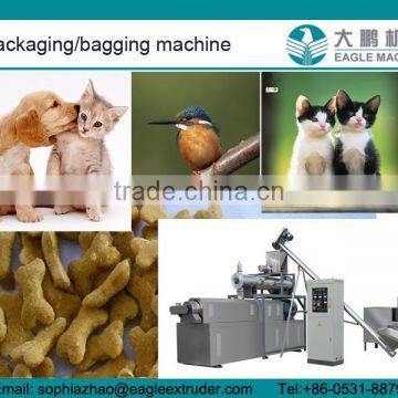 Provide best engineer and after service Dog and cats food production line/making machinery