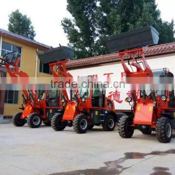 Articulated 1Ton ZL12 Mini Wheel Loader for All-terrain