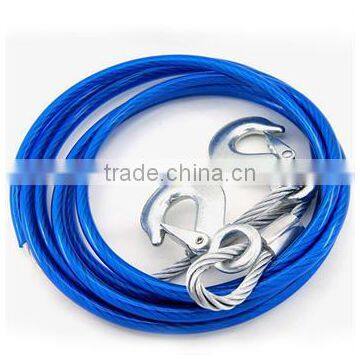 H30064 2T Steel Tow Rope for Truck/2T Truck Car Tow Cable Heavy Duty Towing Pull Rope Strap Hooks Steel Hauling photo-2