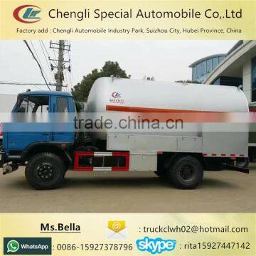 CLW 4-6 ton Propane Tanker Truck 15m3 LPG Gas Bowser Tanker