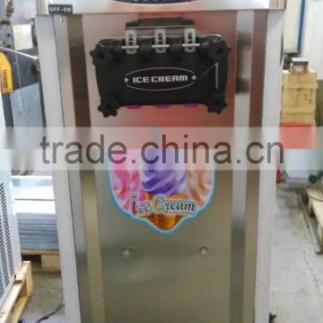 Cheap Price Industrial Coffee Shop Food Truck Used 3 Mixer Flavors Soft Ice Cream Maker for Sale