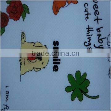 pe film coating non woven fabric for table covering