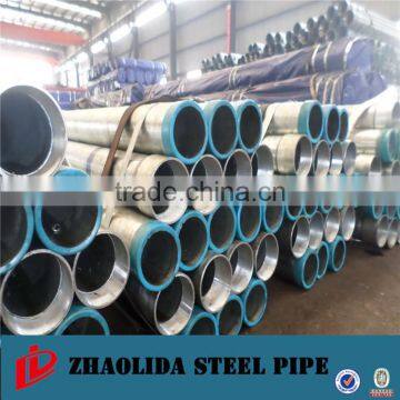 bevelled, Grooved, Threaded Galvanized Steel Pipe