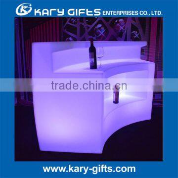 Rechargeable bar counters furniture malaysia led table bar counter