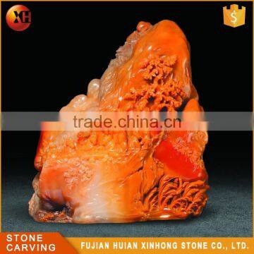 Chinese Treasures Shoushan Stone Jade Piece For Sale photo-3