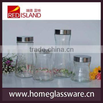 food storage glass jar for surgar