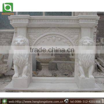 White Fireplace Mantel Shelf photo-2