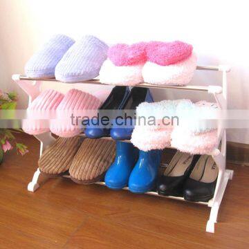 Multi-function Three Tier Stainless Steel Shoe Storage Rack photo-2