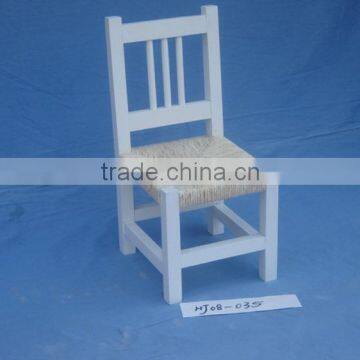 Unfinished Pine Paulownia Solid Wood Chair, Wood Design Dining Chair, Home Furniture photo-5