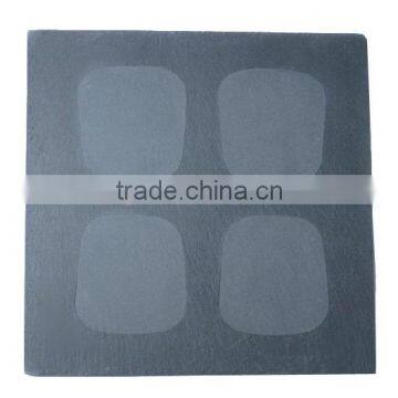 Natural Engraved Slate coasters