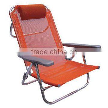 Alum frame Beach chair with pillow L85307