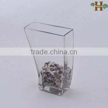 clear mini glass vases, irregular shape glass vases