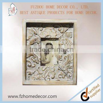 Unique Wood Carved Photo Frames for Engraving Chinese Style Wood Carved Picture Frames photo-2