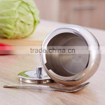 18/10 Salt Pepper Sugar Storage Organizers Seasoning Containers Spice Jar photo-6