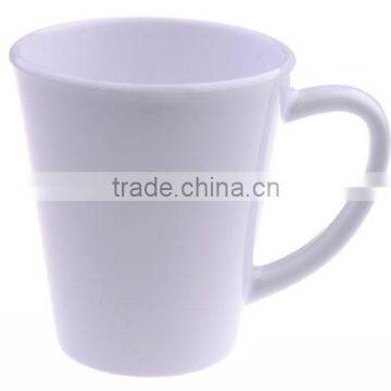 12oz Sublimation Polymer cone shape mug/Polymer Latte Mug