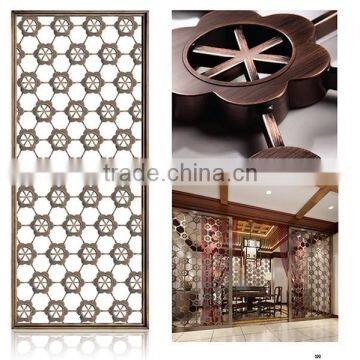 2015 Fashion Design Stainless Steel Sliding Room Divider