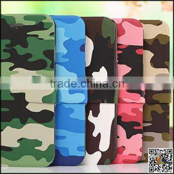 2017 Hotsale Camouflage Leather Mobile Phone Case For iPhone5