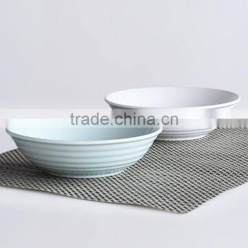 7"ceramic bowl with light solid color