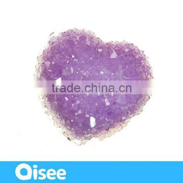 Crystal heart DIY handmade craft beautiful crystal toy for girls